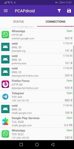 PCAPdroid - network monitor Screenshot2