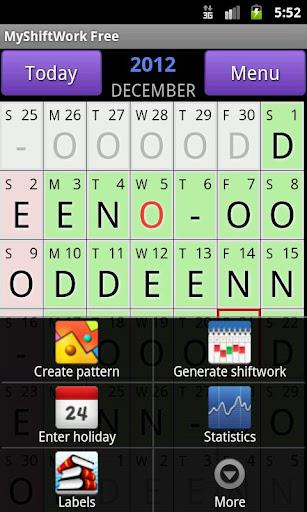 My ShiftWork Lite Screenshot1