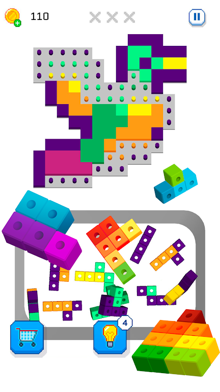 Blocking Pixels - Block Puzzle Screenshot1