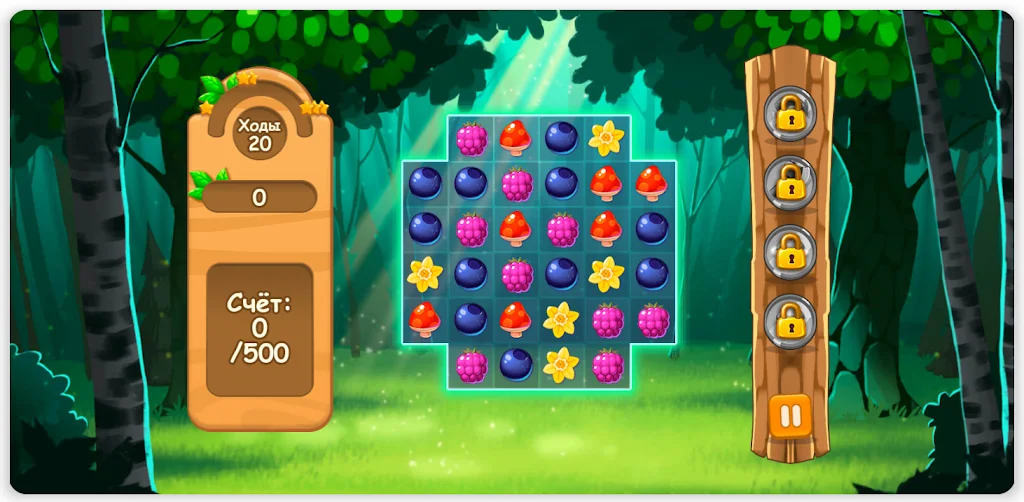 Match 3 in the forest Screenshot1