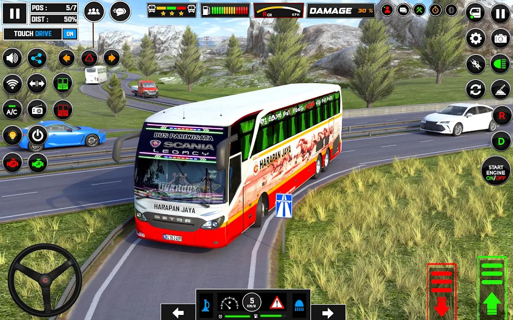 Bus Driving Coach Bus Games 3D Screenshot2