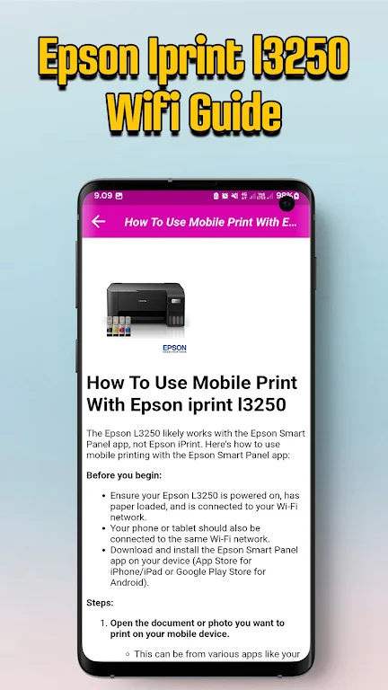 Epson iprint l3250 wifi guide Screenshot4