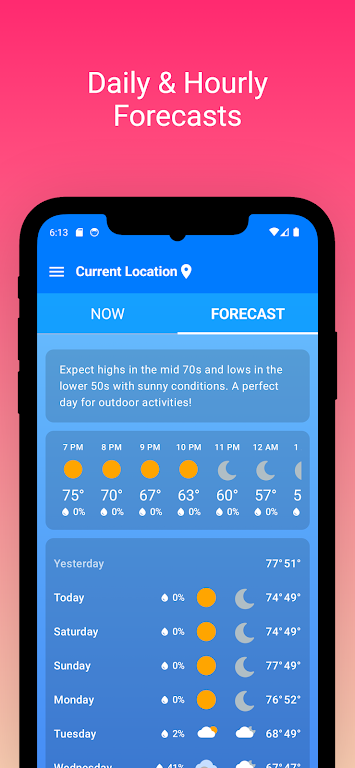 Weather on Homescreen Screenshot3