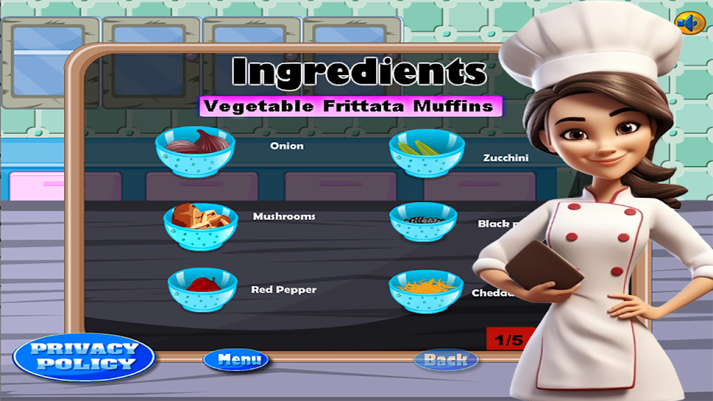 game cooking vegetable muffins Screenshot2