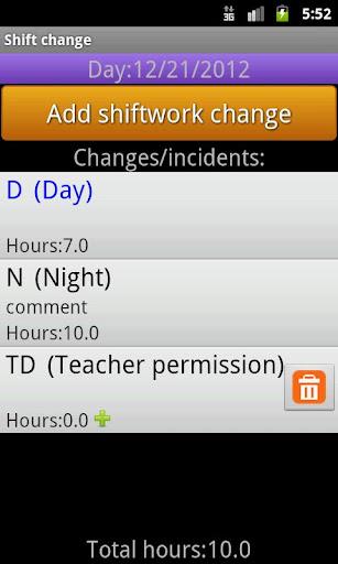 My ShiftWork Lite Screenshot2