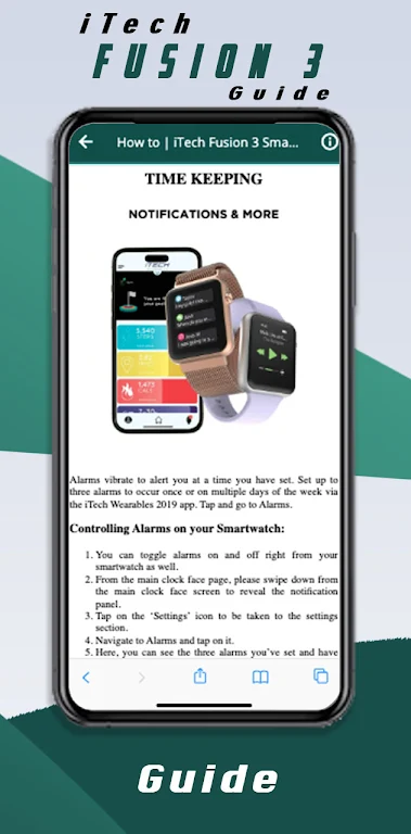 iTech Fusion3 Smartwatch Guide Screenshot2