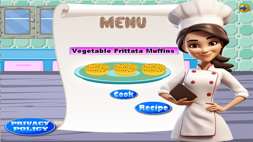 game cooking vegetable muffins Screenshot1