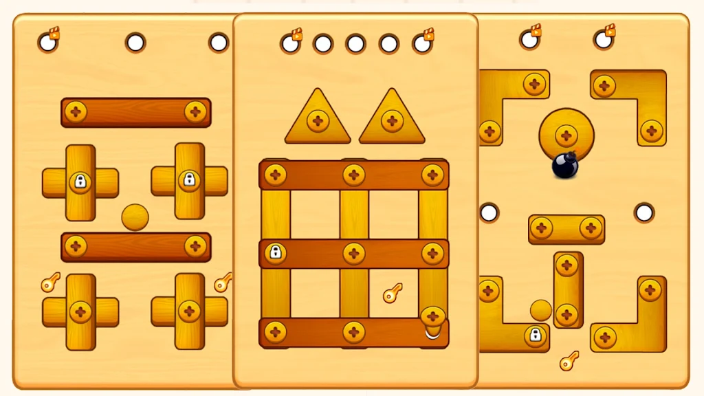 Wood Screw Nuts: Puzzles Games Screenshot2