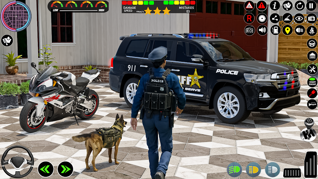 Police Car Chase Game 3D Sim Screenshot1