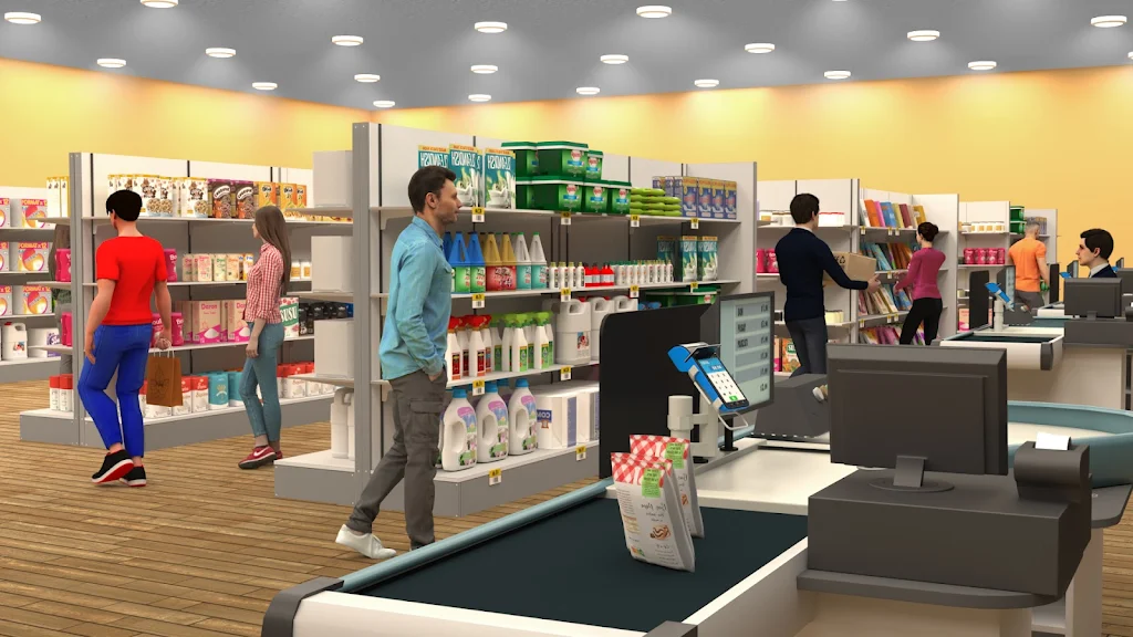 Supermarket Cashier Mall Games Screenshot2