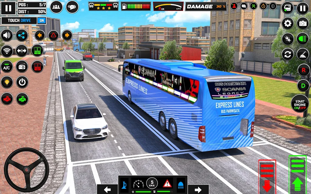 Bus Driving Coach Bus Games 3D Screenshot3