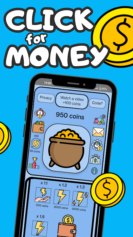 Click for Money - Earn Cash Screenshot1