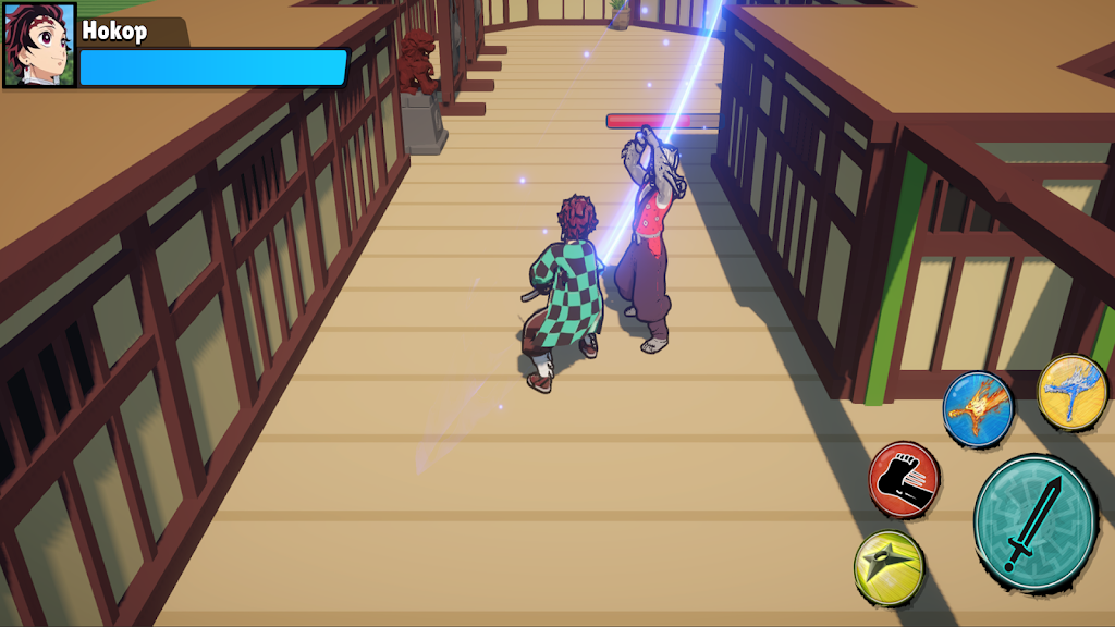 Demon fighting Hashira game Screenshot1