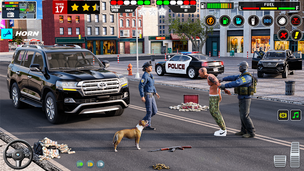 Police Car Chase Game 3D Sim Screenshot4