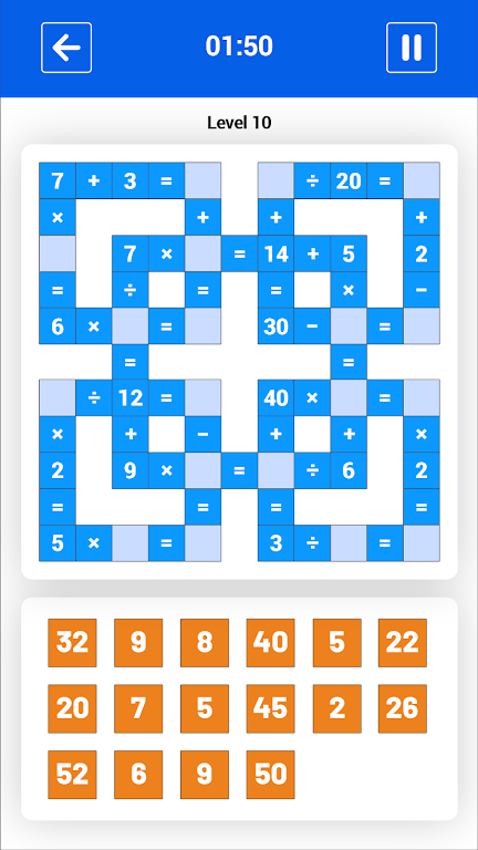 Number Puzzle Games - MathMaze Screenshot3