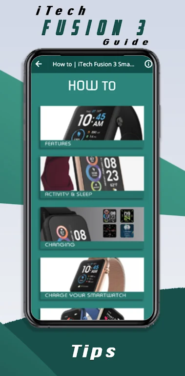 iTech Fusion3 Smartwatch Guide Screenshot1