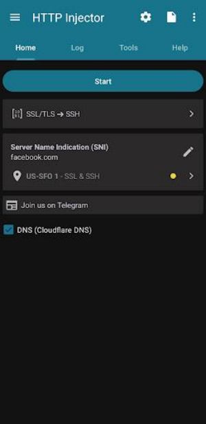 HTTP Injector (SSH/UDP/DNS)VPN Screenshot1