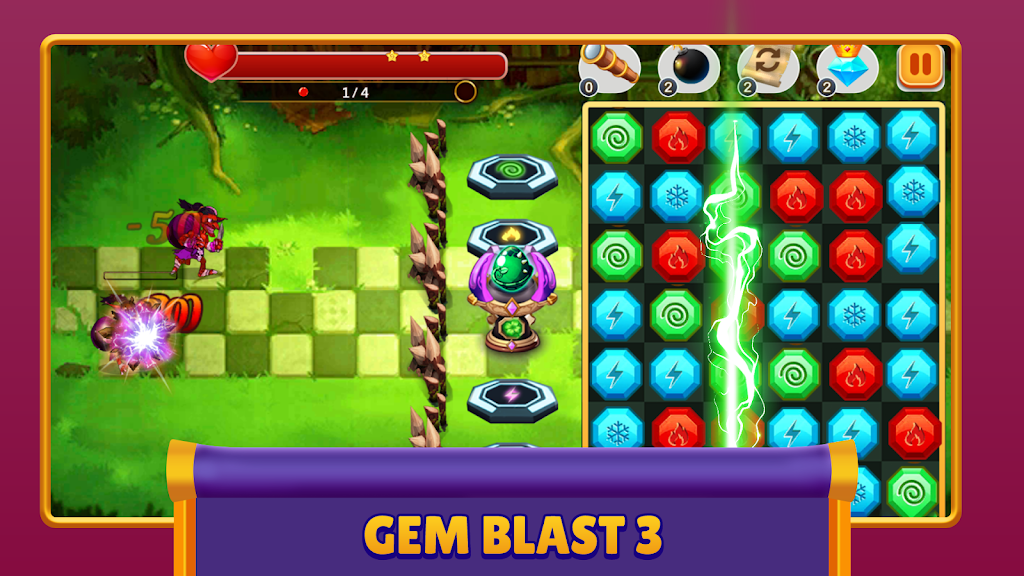 Gem Blast Match3 Guardians Screenshot3