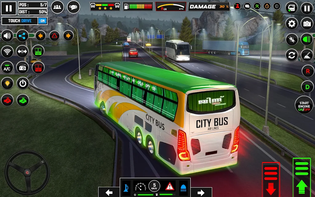 Bus Driving Coach Bus Games 3D Screenshot1