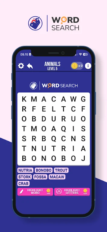 SDC Word Search Screenshot1