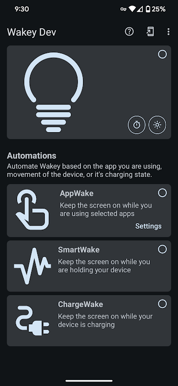 Wakey: Keep Screen On Screenshot3