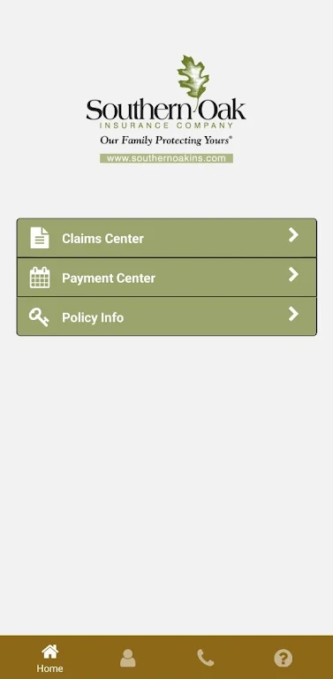 Southern Oak Insurance Mobile Screenshot1