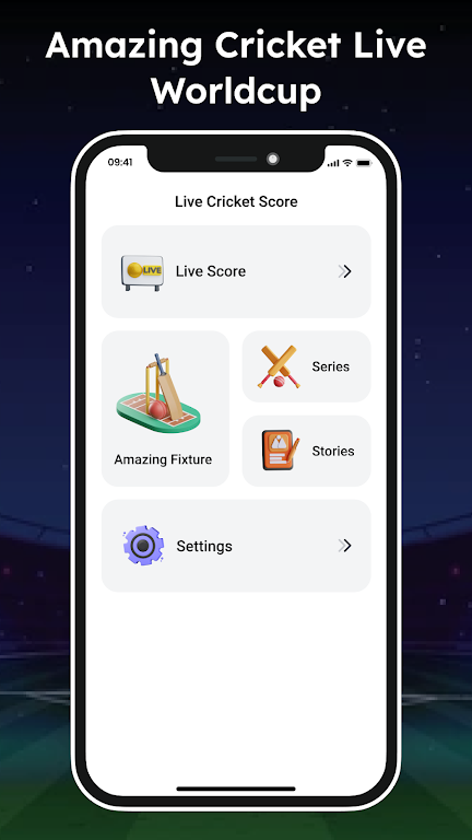 Live Cricket Score - T20 Cup Screenshot1