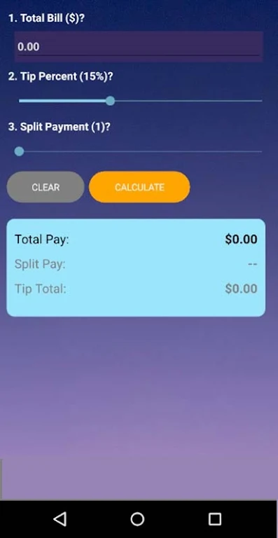 Tip Calculator Screenshot1