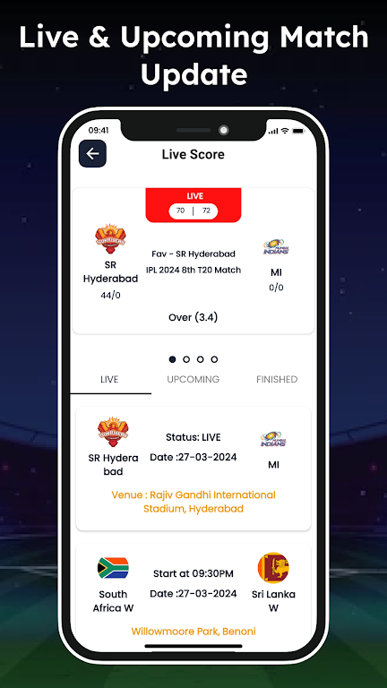 Live Cricket Score - T20 Cup Screenshot2