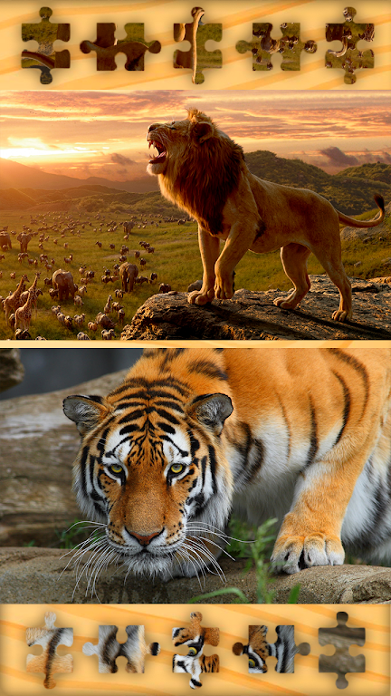 Wild Animals Puzzles Jigsaws Screenshot1