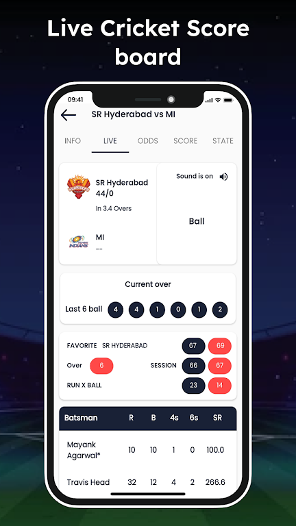 Live Cricket Score - T20 Cup Screenshot3