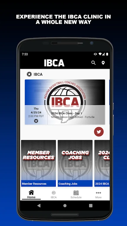 IN Basketball Coaches Assoc. Screenshot1