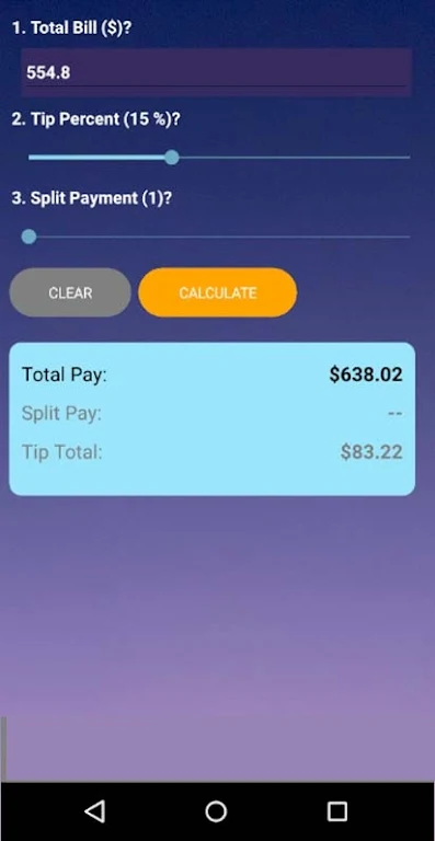 Tip Calculator Screenshot2