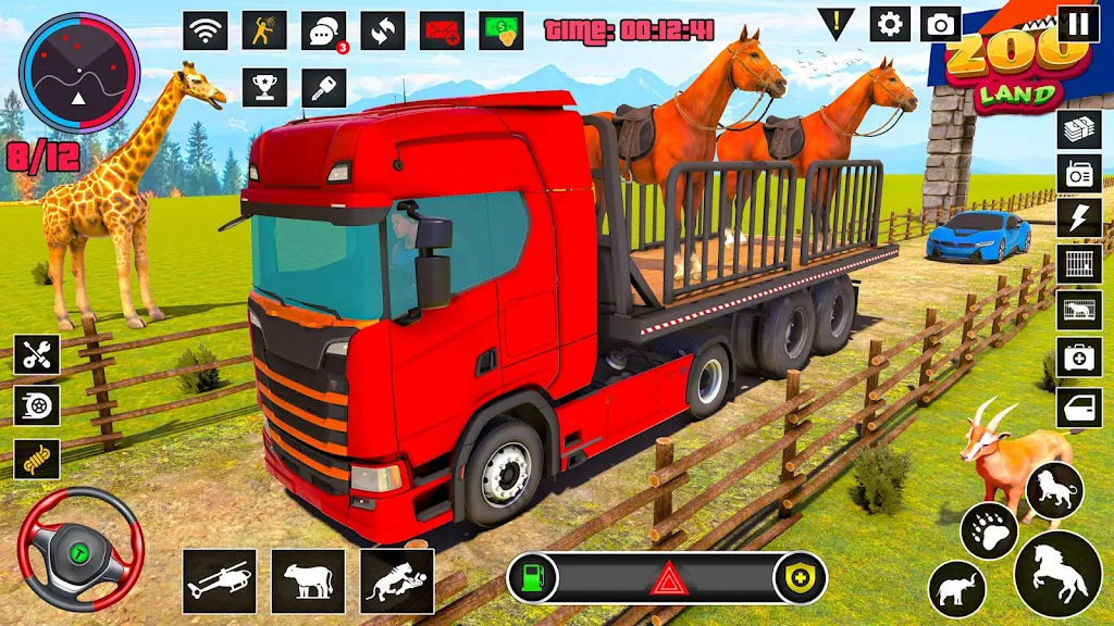 Wild Animals Truck Transport Screenshot3