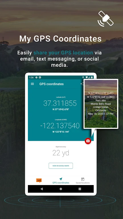 My GPS Coordinates Screenshot1