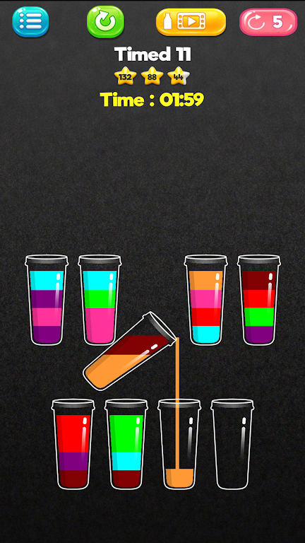 Juice Liquid Sort Puzzle Screenshot3