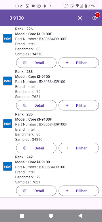 CPU GPU Speed Rank Screenshot4