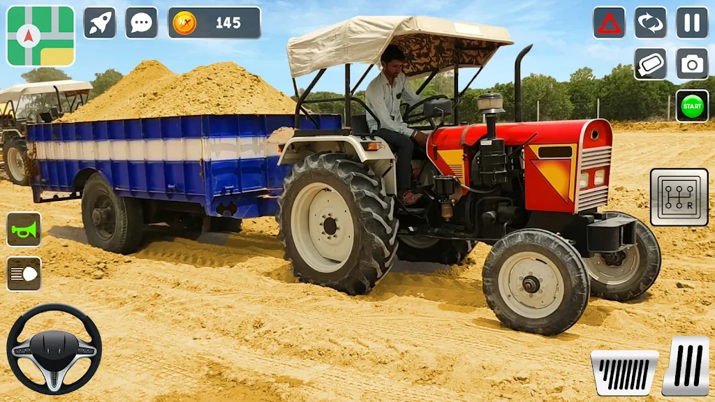Indian Tractor Game Real Farm Screenshot4