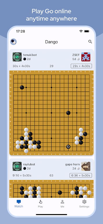 Dango - Play Online Go Game Screenshot1