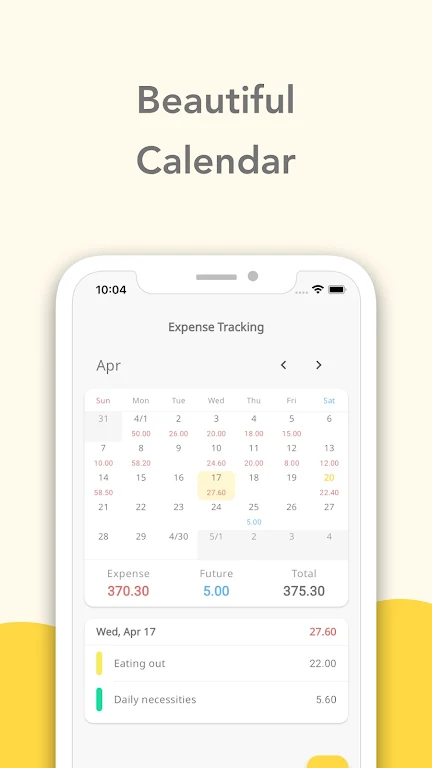ExpenseTracking - Very simple Screenshot3
