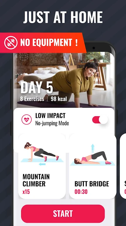 Lose Weight App for Women Workout at Home Screenshot3