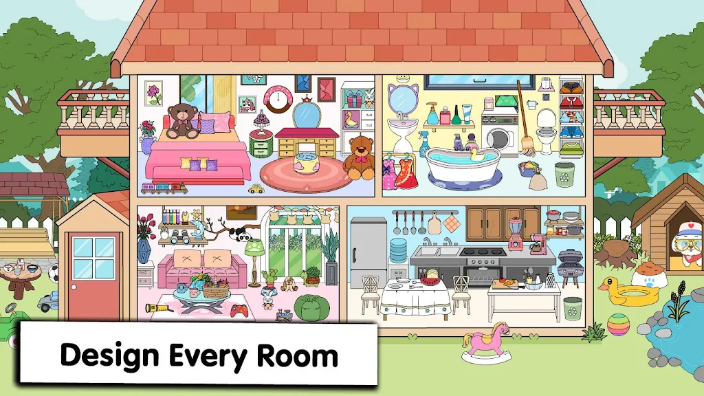 Tizi Home Room Decoration Game Screenshot1