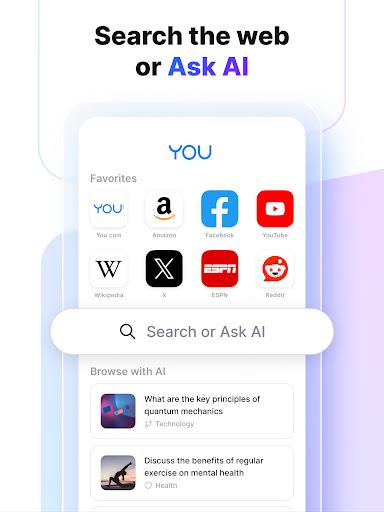 You.com AI Search and Browse Screenshot2