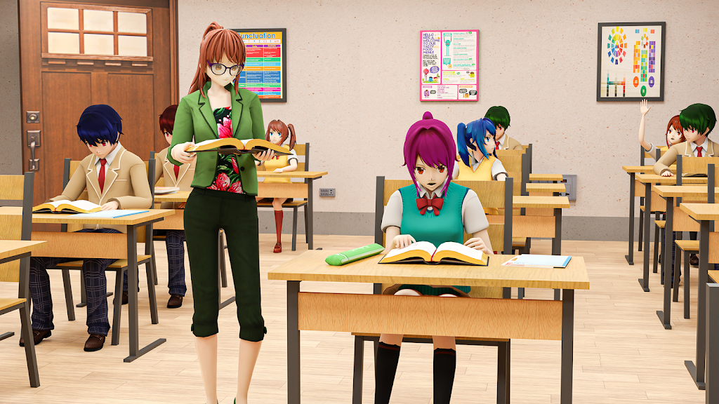 Anime School Teacher 3d Screenshot3