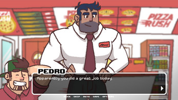 Terry and the cold pizza - A gay bara VN Screenshot1