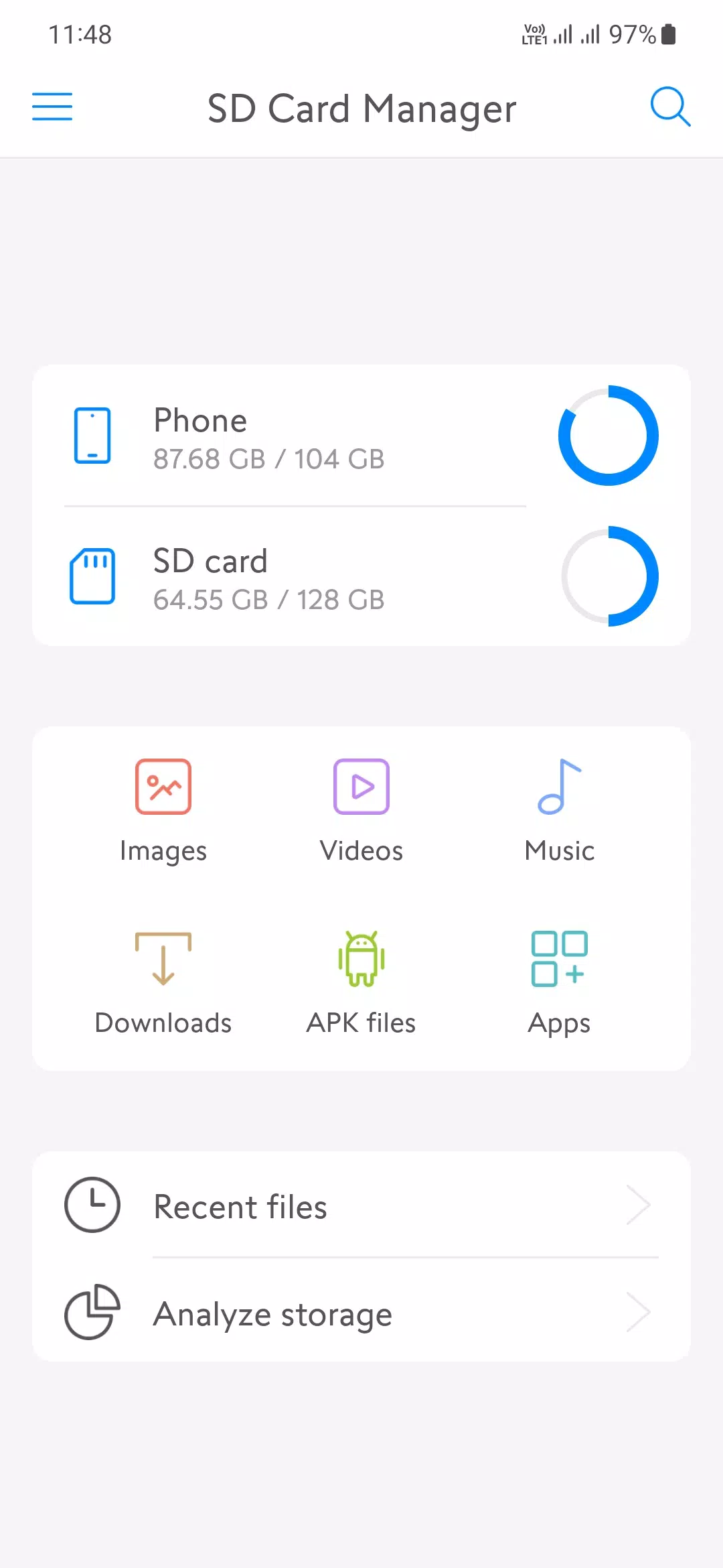 SD Card Manager For Android Screenshot3