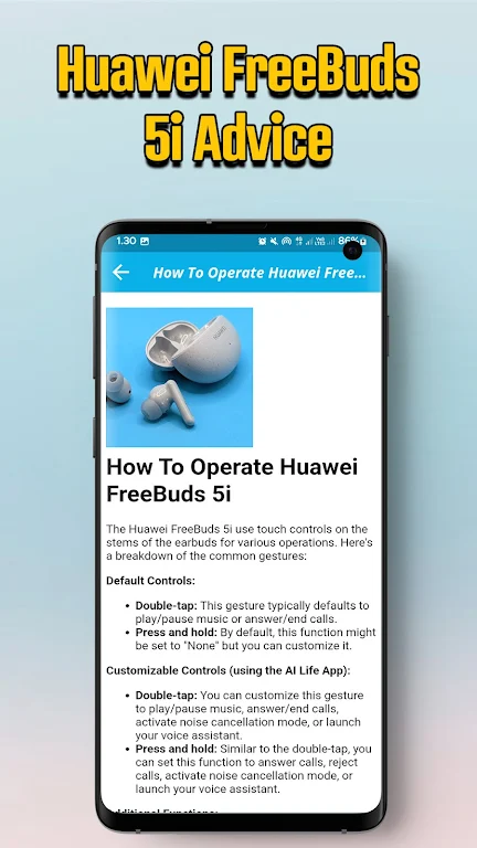 Huawei FreeBuds 5i Advice Screenshot4