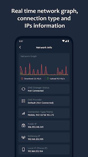 DNS Changer - IPv4 & IPv6 Screenshot1