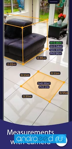 AR Ruler App Tape Measure Cam Screenshot1