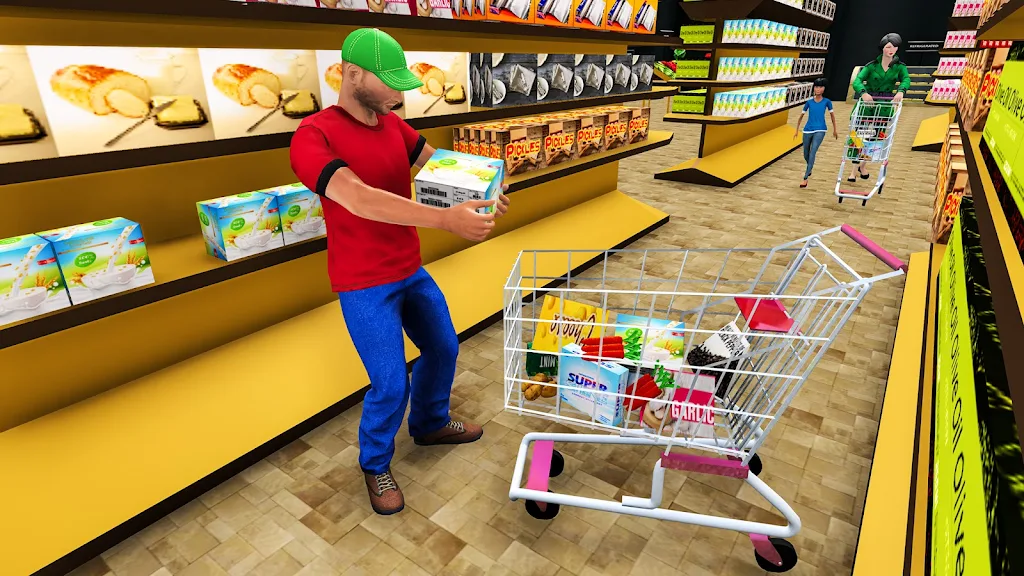 Grocery store simulator работники